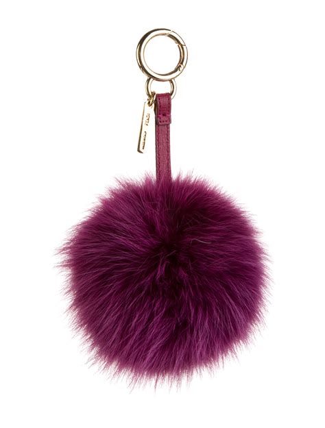 fake fendi fur keychain|designer key chains for summer.